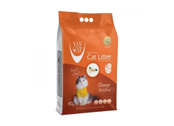 Areia Aglomerante Gato Laranja VanCat