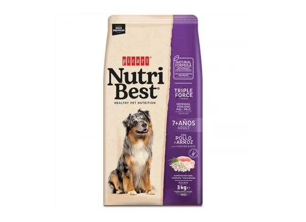 Picart Nutribest High Premium Cão Sénior - Frango e Arroz